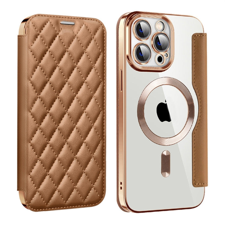 Shield Magsafe RFID Anti-theft Rhombus Leather Phone Case, For iPhone 14 Plus, For iPhone 14, For iPhone 14 Pro, For iPhone 14 Pro Max, For iPhone 13 Pro Max, For iPhone 13 Pro, For iPhone 13, For iPhone 12, For iPhone 12 Pro Max, For iPhone 12 Pro    ...