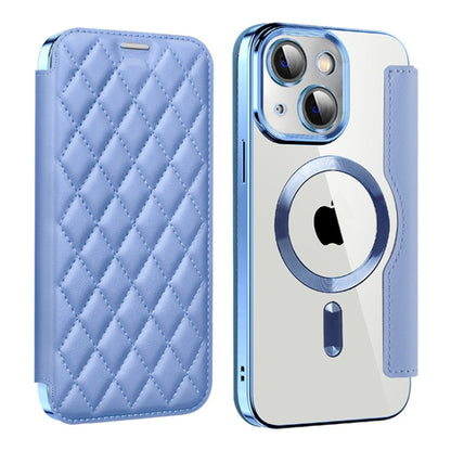 Shield Magsafe RFID Anti-theft Rhombus Leather Phone Case, For iPhone 15, For iPhone 14 Plus, For iPhone 14, For iPhone 14 Pro, For iPhone 14 Pro Max, For iPhone 13 Pro Max, For iPhone 13 Pro, For iPhone 13, For iPhone 12, For iPhone 12 Pro Max        ...