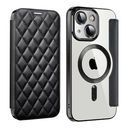 Shield Magsafe RFID Anti-theft Rhombus Leather Phone Case, For iPhone 15, For iPhone 14 Plus, For iPhone 14, For iPhone 14 Pro, For iPhone 14 Pro Max, For iPhone 13 Pro Max, For iPhone 13 Pro, For iPhone 13, For iPhone 12, For iPhone 12 Pro Max        ...