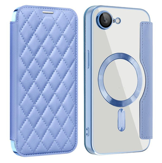Shield Magsafe RFID Anti-theft Rhombus Leather Phone Case, For iPhone 17e / 16e, For iPhone 17 Pro Max, For iPhone 17 Pro, For iPhone 17, For iPhone Air, For iPhone 16 Pro Max, For iPhone 16 Pro, For iPhone 16 Plus, For iPhone 16, For iPhone 15 Pro Max...