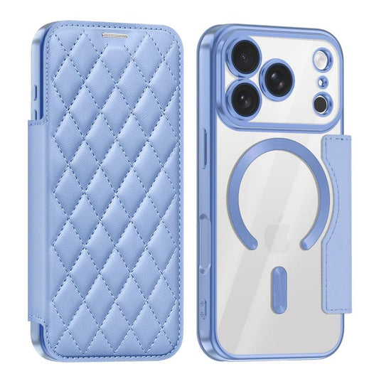 Shield Magsafe RFID Anti-theft Rhombus Leather Phone Case, For iPhone 18 Pro, For iPhone 18 Pro Max, For iPhone 17 Pro Max, For iPhone 17 Pro, For iPhone 17, For iPhone Air, For iPhone 16 Pro Max, For iPhone 16 Pro, For iPhone 16 Plus, For iPhone 16   ...