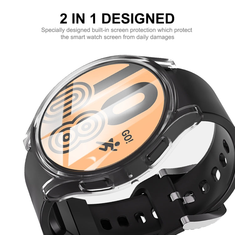 ENKAY Hat-Prince Full Coverage Transparent Soft TPU Case with Screen Protection, For Samsung Galaxy Watch6 44mm, For Samsung Galaxy Watch6 40mm