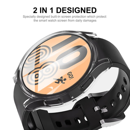 ENKAY Hat-Prince Full Coverage Transparent Soft TPU Case with Screen Protection, For Samsung Galaxy Watch6 44mm, For Samsung Galaxy Watch6 40mm