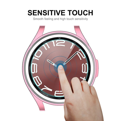 ENKAY Hat-Prince Transparent Soft TPU Case + 0.2mm 9H Glass Screen Protector, For Samsung Galaxy Watch6 Classic 47mm, For Samsung Galaxy Watch6 Classic 43mm