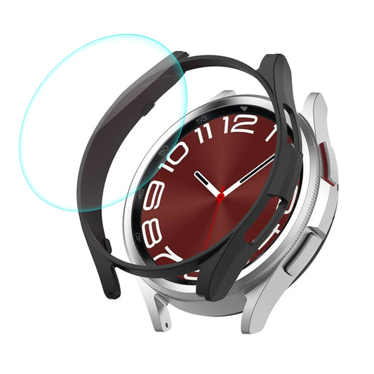 Coque rigide en PC galvanisé ENKAY Hat-Prince + protecteur d'écran en verre 9H de 0,2 mm, pour Samsung Galaxy Watch6 Classic 47 mm, pour Samsung Galaxy Watch6 44 mm, pour Samsung Galaxy Watch6 40 mm, pour Samsung Galaxy Watch6 Classic 43 mm