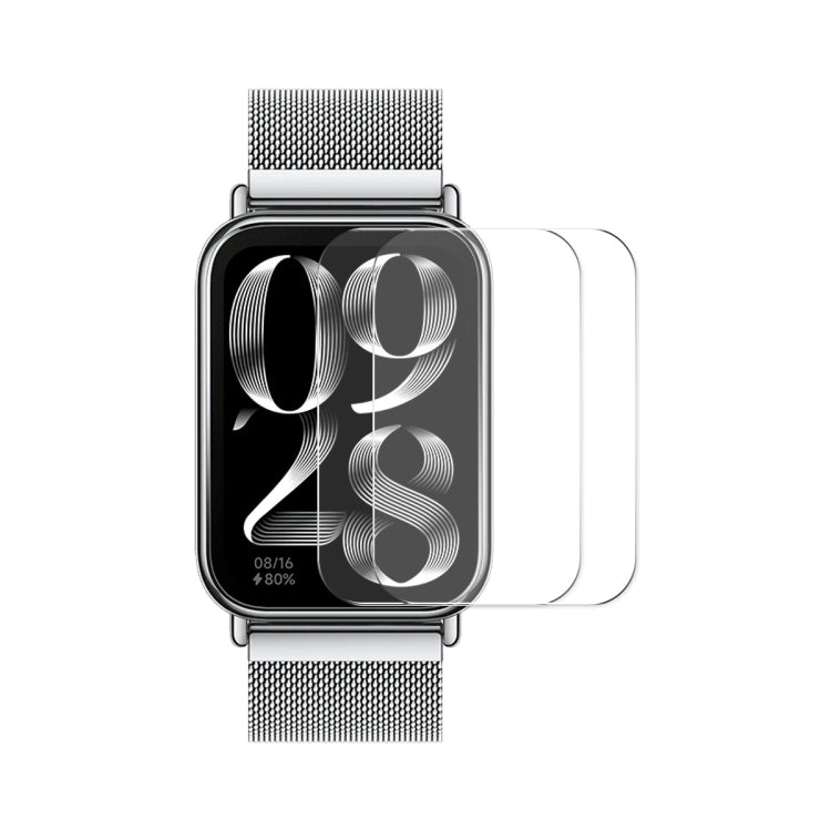 2pcs ENKAY 0.2mm 9H Tempered Glass Screen Protector Watch Film, For Xiaomi Watch S4 Sport, For Xiaomi Mi Band 8 Pro