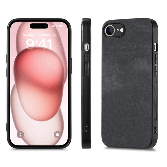 Vintage Leather PC Back Cover Phone Case, For iPhone 17e / 16e, For iPhone 17 Pro Max, For iPhone 17 Pro, For iPhone 17, For iPhone Air, For iPhone 16 Pro Max, For iPhone 16 Pro, For iPhone 16 Plus, For iPhone 16, For iPhone 15 Pro Max, For iPhone 15 P...