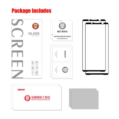 2pcs ENKAY Full Glue High Aluminum-silicon Tempered Glass Film, For Sony Xperia 10 VII, For Sony Xperia 1 VII, For Sony Xperia 5 V, For Sony Xperia 1 V, For Sony Xperia 10 V