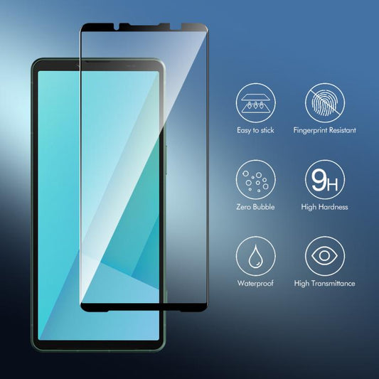 5pcs ENKAY Full Glue High Aluminum-silicon Tempered Glass Film, For Sony Xperia 10 VII, For Sony Xperia 1 VII, For Sony Xperia 5 V, For Sony Xperia 1 V, For Sony Xperia 10 V