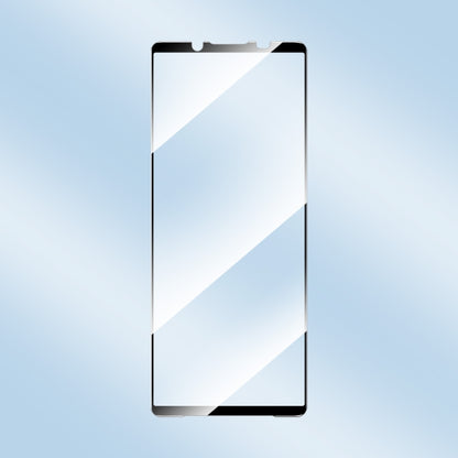 10pcs ENKAY Full Glue High Aluminum-silicon Tempered Glass Film, For Sony Xperia 5 V, For Sony Xperia 1 V, For Sony Xperia 10 V