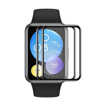2pcs ENKAY 3D Full Coverage Soft PC Edge PMMA HD Screen Film, For Huawei Band 11 Pro, For Huawei Band 11, For Huawei Watch GT 6 46mm, For Huawei Watch GT 6 41mm, For Huawei Watch 5 42mm, For Huawei Watch 5 46mm, For Huawei Watch Fit 4 Pro              ...