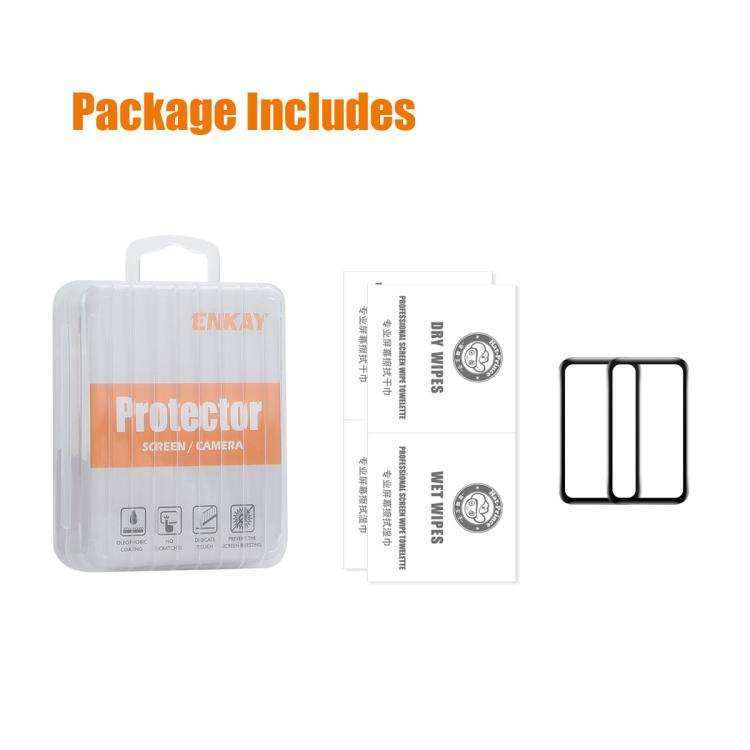 2pcs ENKAY 3D Full Coverage Soft PC Edge PMMA HD Screen Film, For Huawei Band 11 Pro, For Huawei Band 11, For Huawei Watch GT 6 46mm, For Huawei Watch GT 6 41mm, For Huawei Watch 5 42mm, For Huawei Watch 5 46mm, For Huawei Watch Fit 4 Pro              ...
