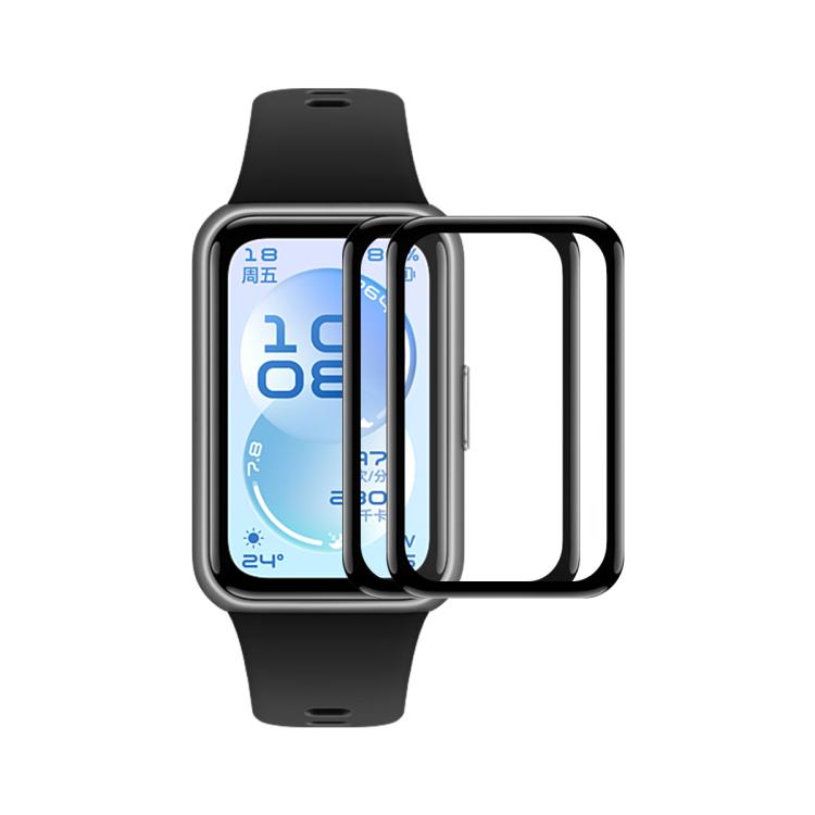 2 Stück ENKAY 3D Full Coverage Soft PC Edge PMMA HD Displayschutzfolie, für Huawei Band 11 Pro, für Huawei Band 11, für Huawei Watch GT 6 46mm, für Huawei Watch GT 6 41mm, für Huawei Watch 5 42mm, für Huawei Watch 5 46mm, für Huawei Watch Fit 4 Pro...