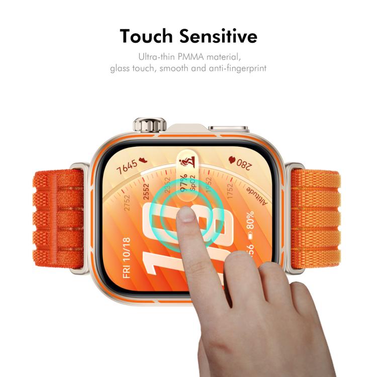 2 Stück ENKAY 3D Full Coverage Soft PC Edge PMMA HD Displayschutzfolie, für Huawei Band 11 Pro, für Huawei Band 11, für Huawei Watch GT 6 46mm, für Huawei Watch GT 6 41mm, für Huawei Watch 5 42mm, für Huawei Watch 5 46mm, für Huawei Watch Fit 4 Pro...