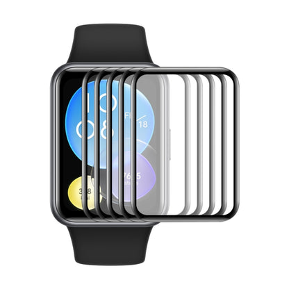 5pcs ENKAY 3D Full Coverage Soft PC Edge PMMA HD Screen Film, For Huawei Watch GT 7 Pro 46mm, For Huawei Watch GT 7 46mm, For Huawei Watch GT 7 41mm, For Huawei Watch GT 6 46mm, For Huawei Watch GT 6 41mm, For Huawei Watch 5 42mm, For Huawei Watch 5 46...