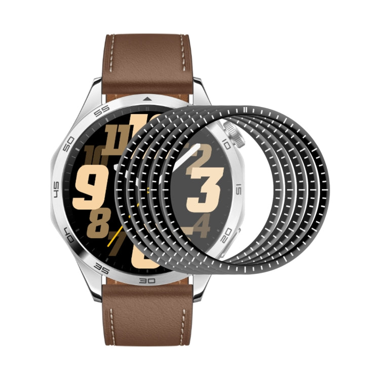 5pcs ENKAY 3D Full Coverage Soft PC Edge PMMA HD Screen Film, For Huawei Watch GT 7 Pro 46mm, For Huawei Watch GT 7 46mm, For Huawei Watch GT 7 41mm, For Huawei Watch GT 6 46mm, For Huawei Watch GT 6 41mm, For Huawei Watch 5 42mm, For Huawei Watch 5 46...