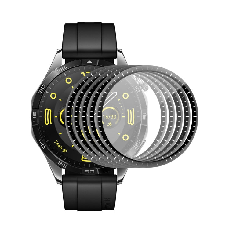 5pcs ENKAY 3D Full Coverage Soft PC Edge PMMA HD Screen Film, For Huawei Watch GT 7 Pro 46mm, For Huawei Watch GT 7 46mm, For Huawei Watch GT 7 41mm, For Huawei Watch GT 6 46mm, For Huawei Watch GT 6 41mm, For Huawei Watch 5 42mm, For Huawei Watch 5 46...