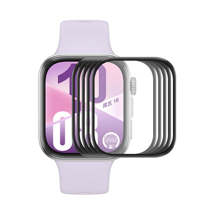 5pcs ENKAY 3D Full Coverage Soft PC Edge PMMA HD Screen Film, For Huawei Watch GT 7 Pro 46mm, For Huawei Watch GT 7 46mm, For Huawei Watch GT 7 41mm, For Huawei Watch GT 6 46mm, For Huawei Watch GT 6 41mm, For Huawei Watch 5 42mm, For Huawei Watch 5 46...