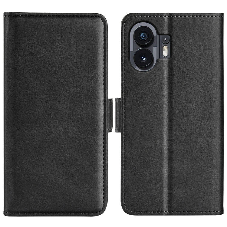 Dual-side Magnetic Buckle Horizontal Flip Leather Phone Case, For Nothing Phone 3a Lite, For Nothing Phone 3a, For Nothing Phone 3a Pro, For Nothing Phone 2
