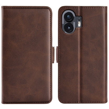 Dual-side Magnetic Buckle Horizontal Flip Leather Phone Case, For Nothing Phone 3a Lite, For Nothing Phone 3a, For Nothing Phone 3a Pro, For Nothing Phone 2