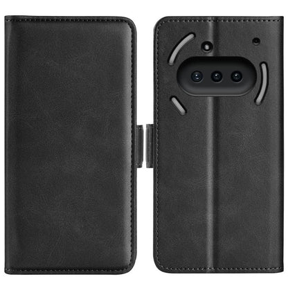 Dual-side Magnetic Buckle Horizontal Flip Leather Phone Case, For Nothing Phone 3a Lite, For Nothing Phone 3a, For Nothing Phone 3a Pro, For Nothing Phone 2