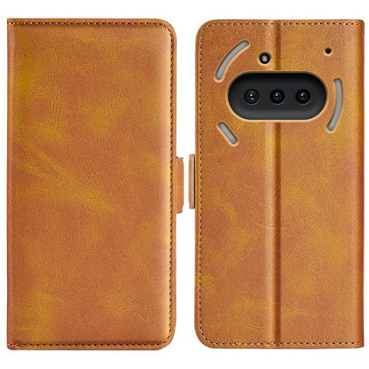 Dual-side Magnetic Buckle Horizontal Flip Leather Phone Case, For Nothing Phone 3a Lite, For Nothing Phone 3a, For Nothing Phone 3a Pro, For Nothing Phone 2