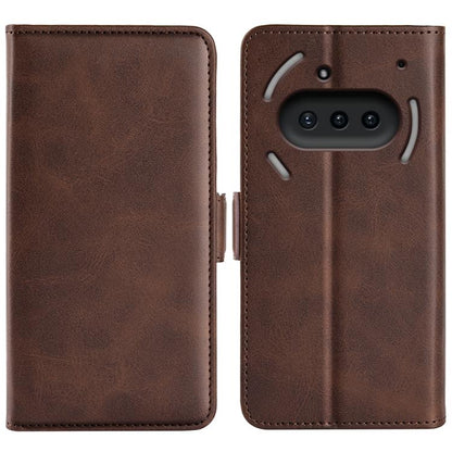 Dual-side Magnetic Buckle Horizontal Flip Leather Phone Case, For Nothing Phone 3a Lite, For Nothing Phone 3a, For Nothing Phone 3a Pro, For Nothing Phone 2