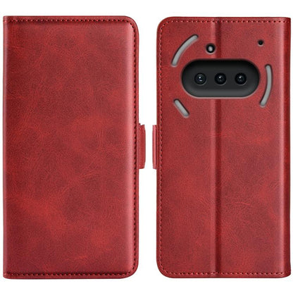 Dual-side Magnetic Buckle Horizontal Flip Leather Phone Case, For Nothing Phone 3a Lite, For Nothing Phone 3a, For Nothing Phone 3a Pro, For Nothing Phone 2