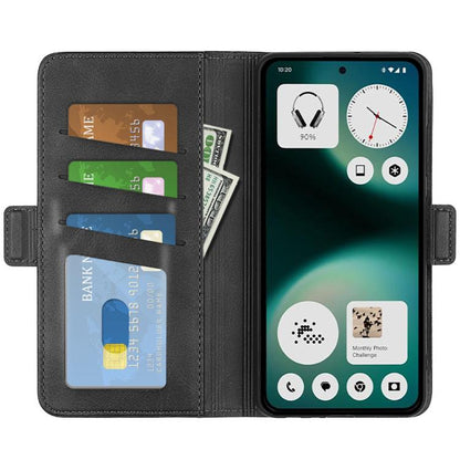 Dual-side Magnetic Buckle Horizontal Flip Leather Phone Case, For Nothing Phone 3a Lite, For Nothing Phone 3a, For Nothing Phone 3a Pro, For Nothing Phone 2