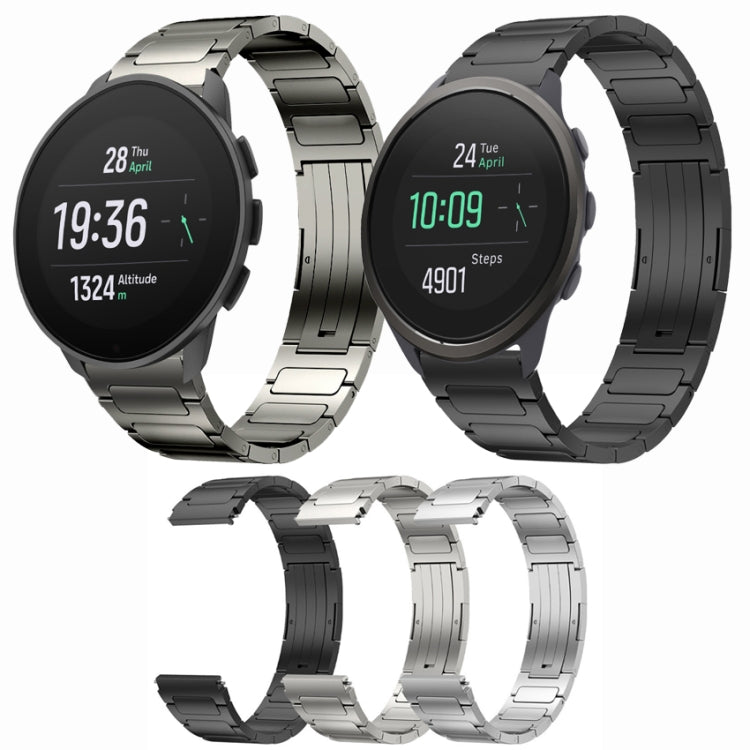 22mm I-Shaped Titanium Alloy Watch Band, For SUUNTO 9 Peak Pro, For  SUUNTO 9 Peak, For SUUNTO 5 Peak