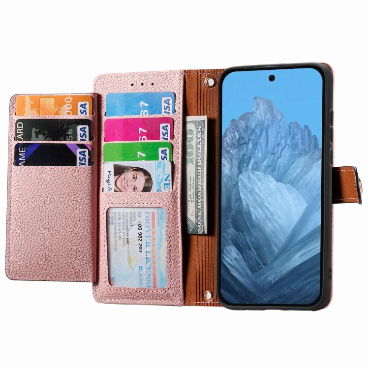 Love Zipper Lanyard Leather Phone Case, For Google Pixel 10 / 10 Pro