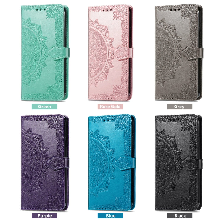 Mandala Flower Embossed Leather Phone Case, For Tecno Pova Neo 3, For Tecno Pova 5 4G, For Tecno Camon 20 Pro 5G, For Tecno Spark 10, For Tecno Spark GO 2023