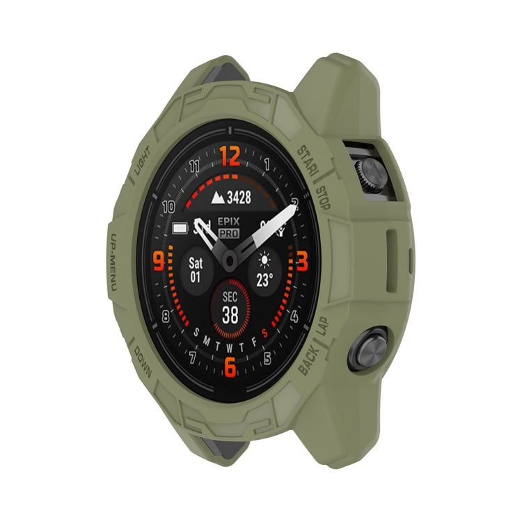 ENKAY Hat-Prince TPU Armor Designed Watch Protective Case, For Garmin Epix Pro 42mm / Fenix 7S / 7S Pro, For Garmin Epix Pro 51mm / Fenix 7X / 7X Pro, For Garmin Epix Pro 47mm / Fenix 7 / 7 Pro