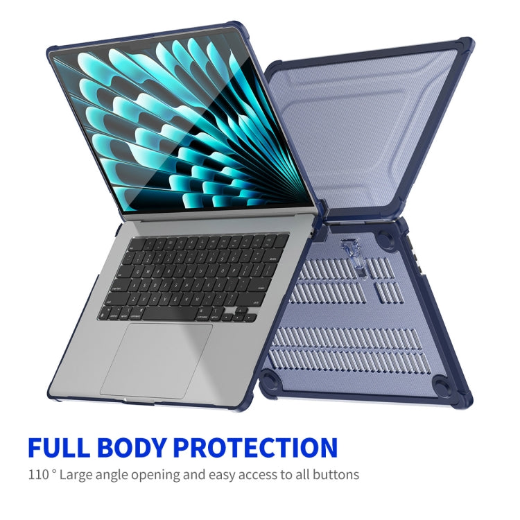ENKAY Hat-Prince 3 in 1 Protective Bracket Case Cover Hard Shell with TPU Keyboard Film / PET Screen Protector, Version:US, For MacBook Air 15.3 A2941, For MacBook Pro 14.2 A2442/A2779, For MacBook Air 13.6 A2681, For MacBook Pro 13.3 A2251/A2289/A2338...