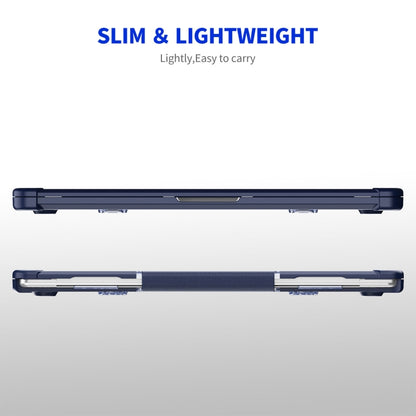 ENKAY Hat-Prince 3 in 1 Protective Bracket Case Cover Hard Shell with TPU Keyboard Film / PET Screen Protector, Version:US, For MacBook Air 15.3 A2941, For MacBook Pro 14.2 A2442/A2779, For MacBook Air 13.6 A2681, For MacBook Pro 13.3 A2251/A2289/A2338...