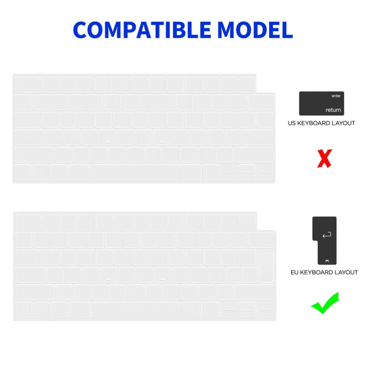 ENKAY Hat-Prince 3 in 1 Protective Bracket Case Cover Hard Shell with TPU Keyboard Film / PET Screen Protector, Version:EU