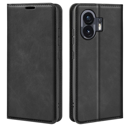 Retro-skin  Magnetic Suction Leather Phone Case, For Nothing Phone 4a Pro, For Nothing Phone 4a, For Nothing Phone 3a Lite, For Nothing Phone 3a, For Nothing Phone 3a Pro, For Nothing Phone 2