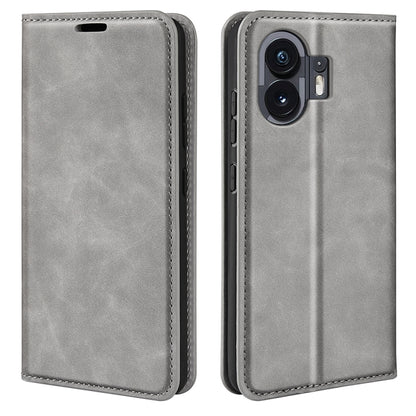 Retro-skin  Magnetic Suction Leather Phone Case, For Nothing Phone 4a Pro, For Nothing Phone 4a, For Nothing Phone 3a Lite, For Nothing Phone 3a, For Nothing Phone 3a Pro, For Nothing Phone 2