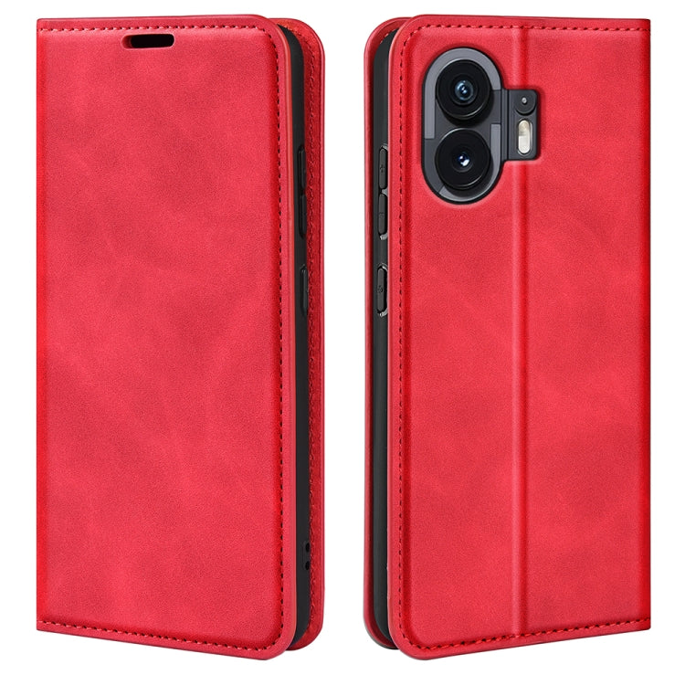 Retro-skin  Magnetic Suction Leather Phone Case, For Nothing Phone 4a Pro, For Nothing Phone 4a, For Nothing Phone 3a Lite, For Nothing Phone 3a, For Nothing Phone 3a Pro, For Nothing Phone 2