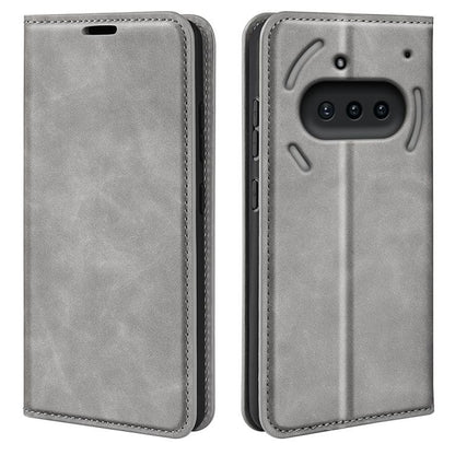 Retro-skin  Magnetic Suction Leather Phone Case, For Nothing Phone 4a Pro, For Nothing Phone 4a, For Nothing Phone 3a Lite, For Nothing Phone 3a, For Nothing Phone 3a Pro, For Nothing Phone 2