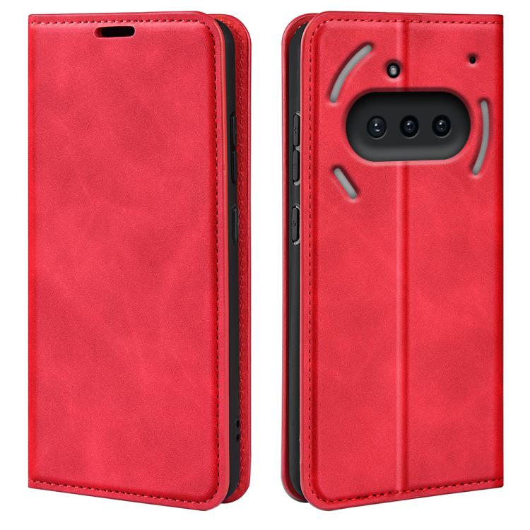 Retro-skin  Magnetic Suction Leather Phone Case, For Nothing Phone 4a Pro, For Nothing Phone 4a, For Nothing Phone 3a Lite, For Nothing Phone 3a, For Nothing Phone 3a Pro, For Nothing Phone 2
