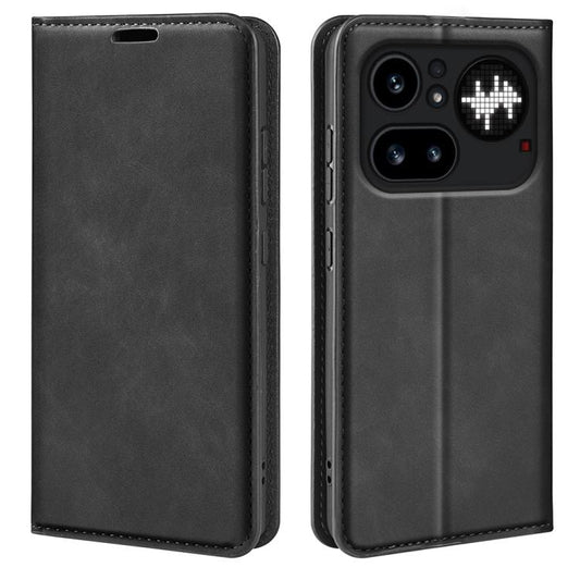 Retro-skin  Magnetic Suction Leather Phone Case, For Nothing Phone 4a Pro, For Nothing Phone 4a, For Nothing Phone 3a Lite, For Nothing Phone 3a, For Nothing Phone 3a Pro, For Nothing Phone 2