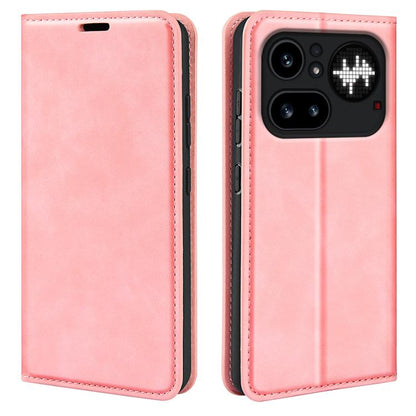 Retro-skin  Magnetic Suction Leather Phone Case, For Nothing Phone 4a Pro, For Nothing Phone 4a, For Nothing Phone 3a Lite, For Nothing Phone 3a, For Nothing Phone 3a Pro, For Nothing Phone 2