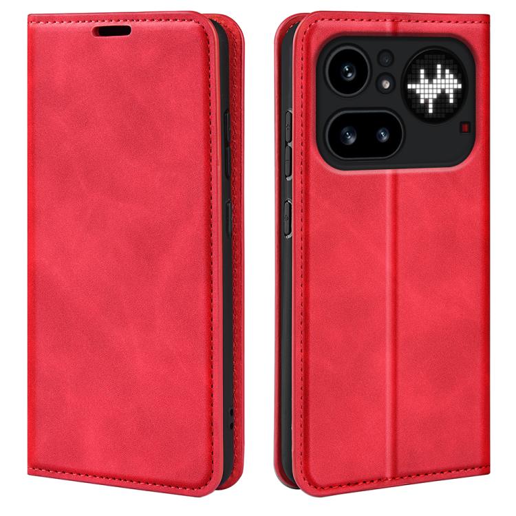 Retro-skin  Magnetic Suction Leather Phone Case, For Nothing Phone 4a Pro, For Nothing Phone 4a, For Nothing Phone 3a Lite, For Nothing Phone 3a, For Nothing Phone 3a Pro, For Nothing Phone 2