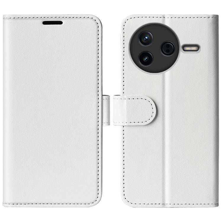R64 Texture Horizontal Flip Leather Phone Case, For Redmi K80 Pro / Poco F7 Ultra, For Redmi K80 / Poco F7 Pro
