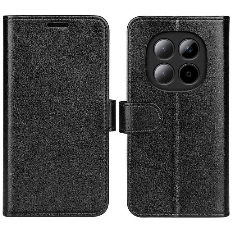 Étui de téléphone en cuir avec texture R64 à rabat horizontal, pour Redmi K80 / Poco F7 Pro