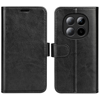 Étui de téléphone en cuir avec texture R64 à rabat horizontal, pour Redmi K80 / Poco F7 Pro