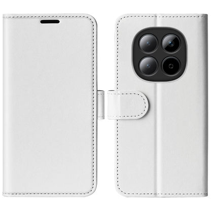Étui de téléphone en cuir avec texture R64 à rabat horizontal, pour Redmi K80 / Poco F7 Pro