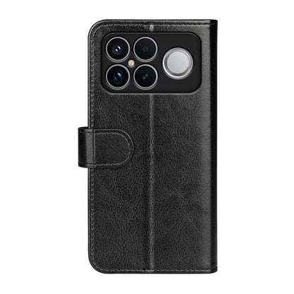 Étui de téléphone en cuir avec texture R64 à rabat horizontal, pour Redmi K80 / Poco F7 Pro