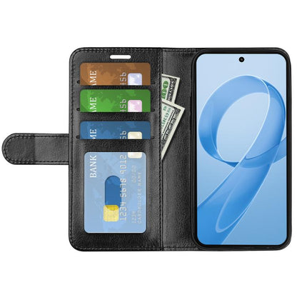 Étui de téléphone en cuir avec texture R64 à rabat horizontal, pour Redmi K80 / Poco F7 Pro